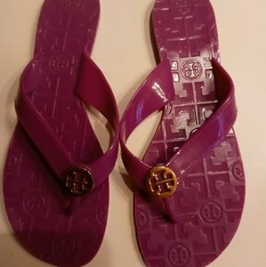 🌸Tory Burch jelly thong flip flops🌸